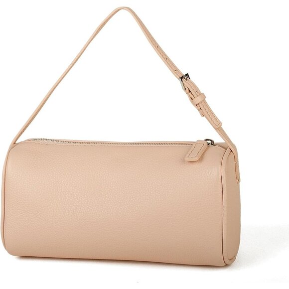 ⚡Women Pink Premium Full Grained Leather Crossbody Adjustable Strap Bag - Picture 1 of 7